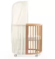Stokke Katosverho Sleepi V3 Pinnasänkyyn birch beige wauva - Liinavaatteet ja suojat pinnasänkyyn - 599302 - 2