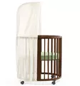 Stokke Katosverho Sleepi V3 Pinnasänkyyn birch beige wauva - Liinavaatteet ja suojat pinnasänkyyn - 599302 - 3