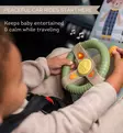 Taf Toys Drive & Discover Matkalelu ratilla wauva - Vaunu- ja aktiviteettilelut vauvoille - 306442 - 8