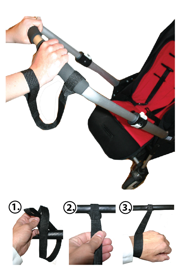 Addbaby ranneremmi vaunuihin rattaaseen musta wauva - Lastenvaunujen ja -rattaiden heijastimet - 106572 - 1