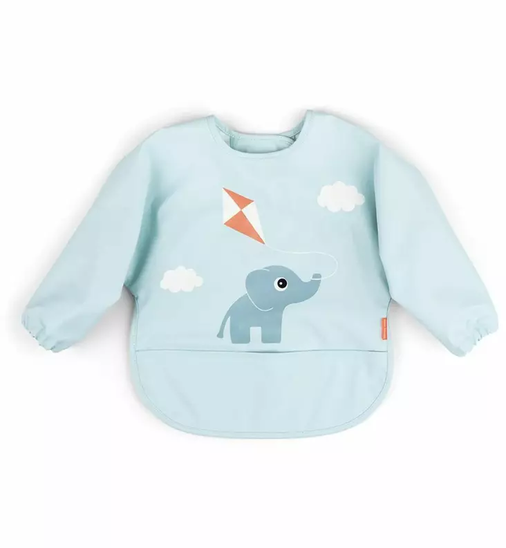 Done by Deer hihallinen ruokalappu playground blue wauva - Ruokalaput - 1343752 - 1