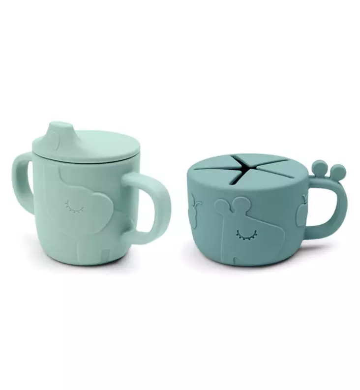 Done_by_deer_peekaboo_silikoni_nokkamuki_Snack_kippo_blue_sininen_wauv=
a - Lasten mukit, nokkamukit ja pillimukit - 1928652 - 1