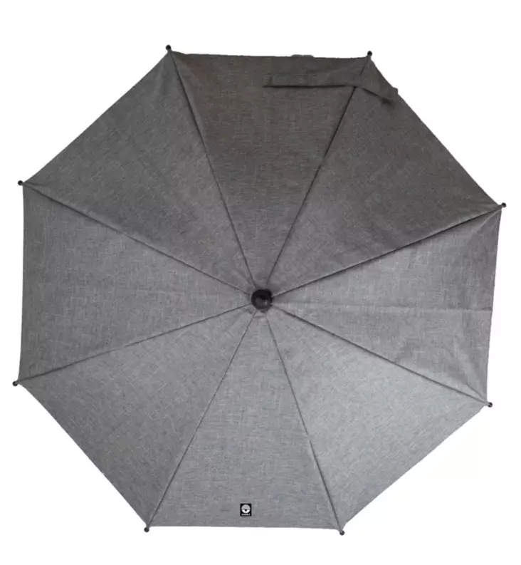 Dooky_aurinkovarjo_vaunuun_rattaaseen_grey_melange_harmaa_wauva - Vaunuverhot ja aurinkovarjot rattaisiin - 128252 - 1