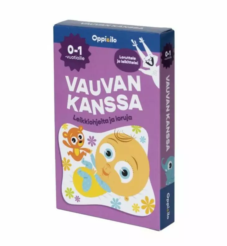 Oppi&Ilo_puuhakortit_vauvanKanssa_loru_leikki_wauva - Puuhalelut taaperoille - WS1593272 - 2
