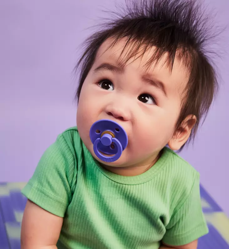 Bibs Colour Luonnonkumitutti 2-pack hush grape wauva - Tutit ja tuttinauhat - 120472 - 1