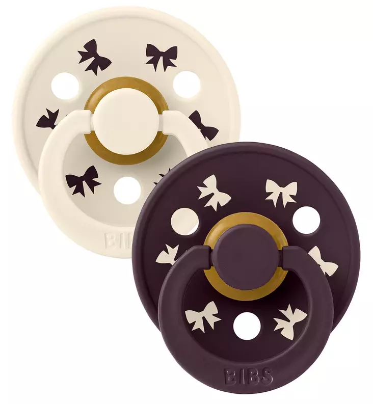 Bibs Luonnonkimitutti Holiday Bow 2-pack wauva - Tutit ja tuttinauhat - 11027102 - 1