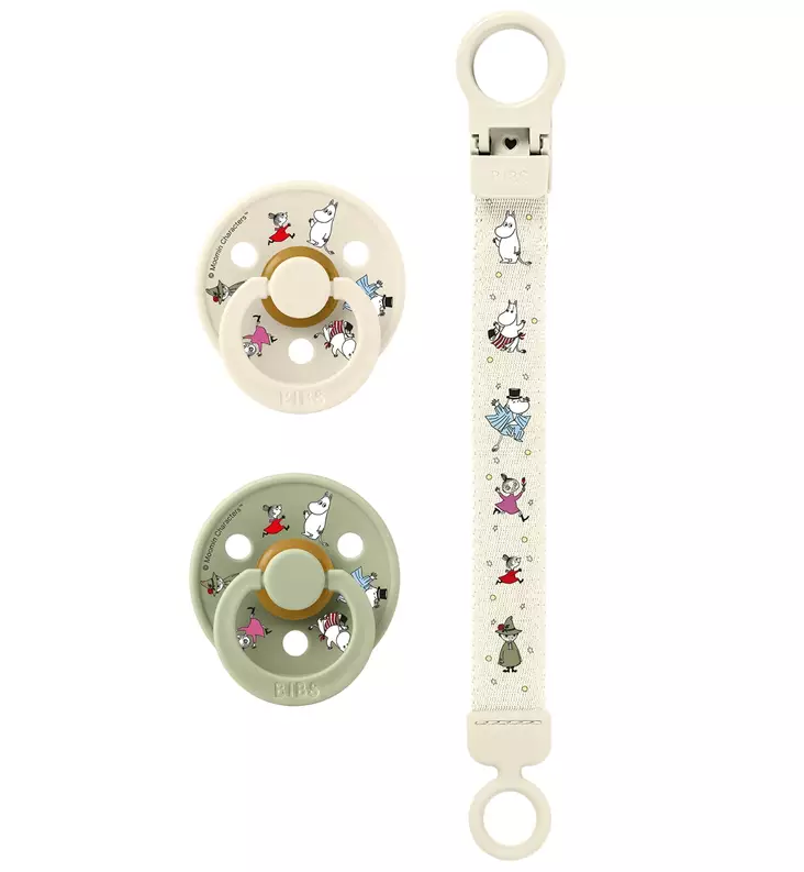 Bibs Muumi Tutti & Loop Tuttinauha lahjapaketti wauva - Tutit ja tuttinauhat - 7500142 - 1