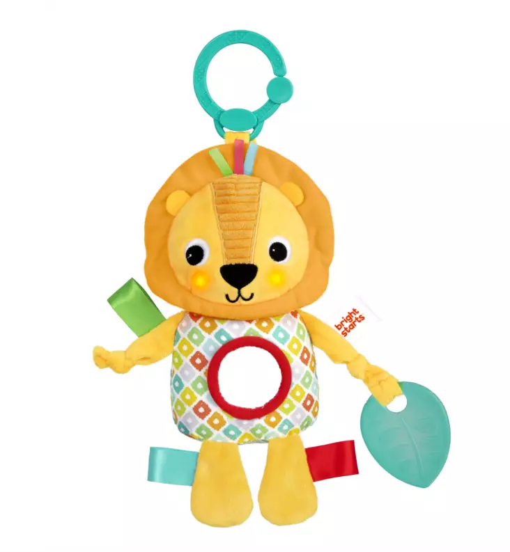 BrightStarsHuggingHalausMusiikkileluMusicToyLionLeijonaSoftWauvaTampereHelsinki - Vaunu- ja aktiviteettilelut vauvoille - BS-12952 - 1