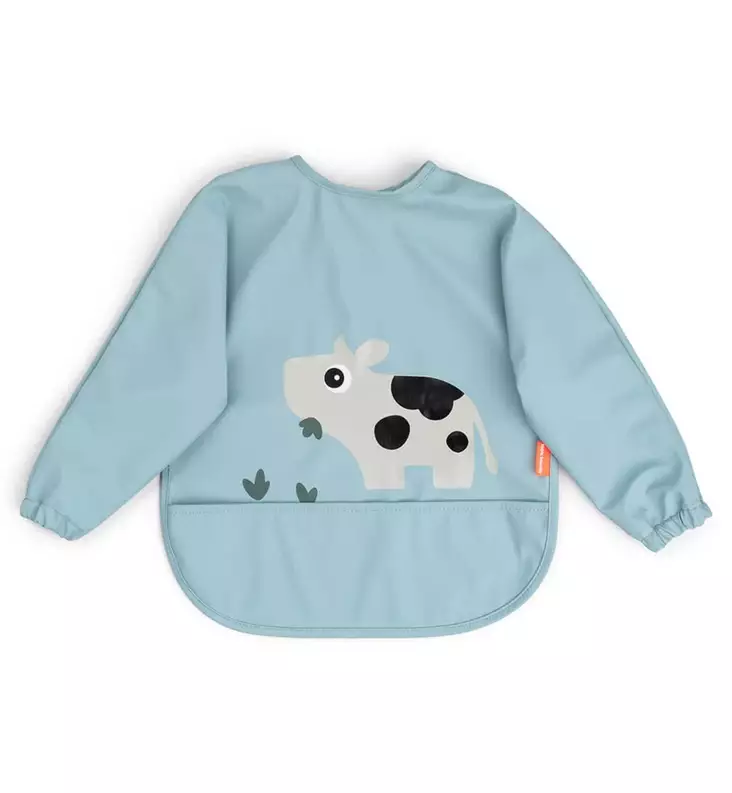 Done by Deer hihallinen ruokalappu tiny farm blue wauva - Ruokalaput - 1353732 - 1