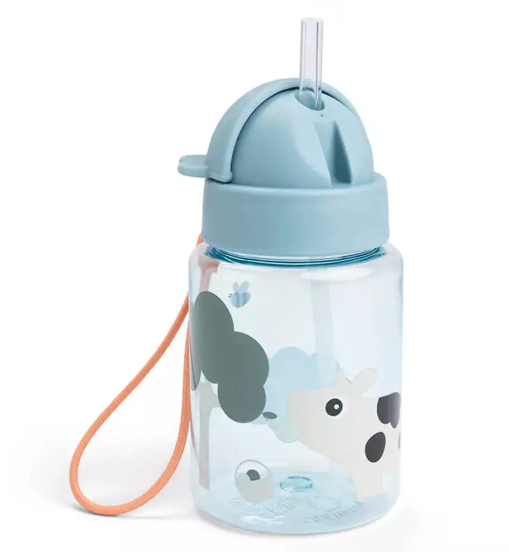 Done by Deer pillipullo tiny farm blue wauva - Lasten mukit, nokkamukit ja pillimukit - 1056392 - 1