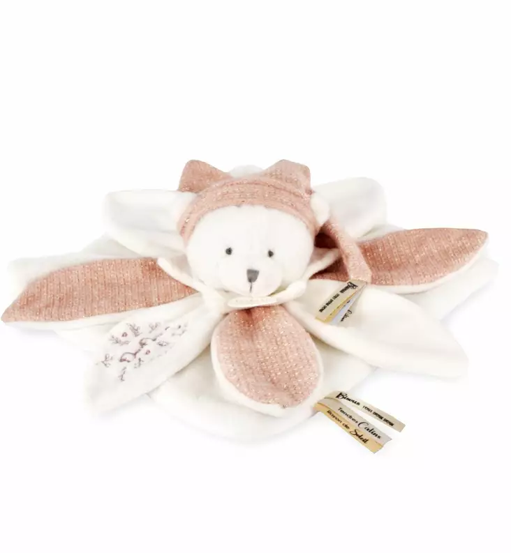 nalle uniliina, doudou, lahja, wauva - Pehmolelut ja helistimet - DC4332 - 1