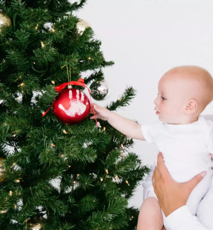 Pearhead Babyprints Joulupallo / Kuusenkoriste wauva - Vauvakirjat, kehykset ja muistot - 1091352 - 1