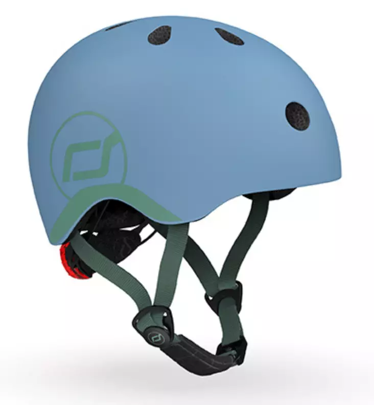 Scoot & Ride Lasten Pyöräilykypärä steel wauva - Lasten potkupyörät ja kypärät - 96322 - 1