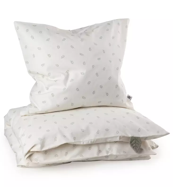 Sebra pussilakanasetti vauvalle sophora leaves wauva - Liinavaatteet ja suojat pinnasänkyyn - 100130012 - 1