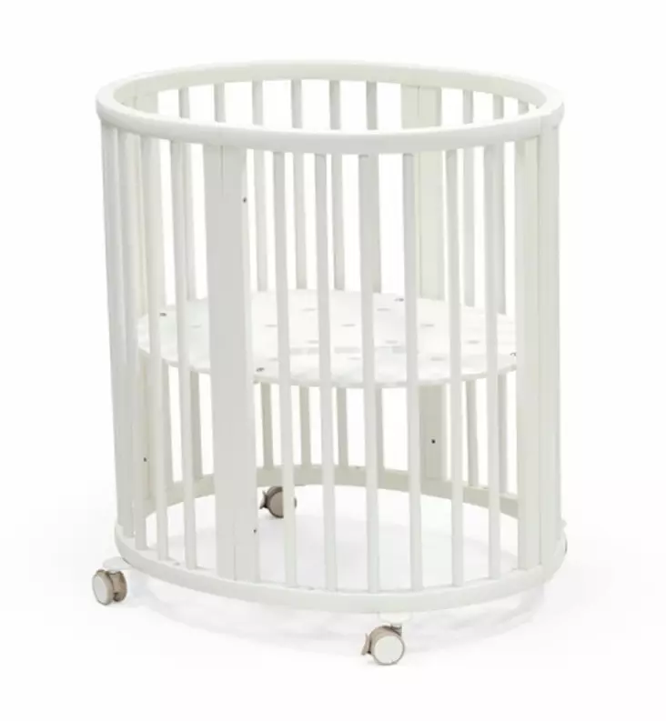 Stokke Sleepi Mini V3 Pinnasänky Kehto Wauva White - Pinnasängyt ja kehdot - 591302 - 1
