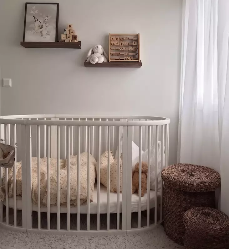 Stokke Sleepi V3 Pinnasänky Wauva White - Pinnasängyt ja kehdot - 591402 - 1