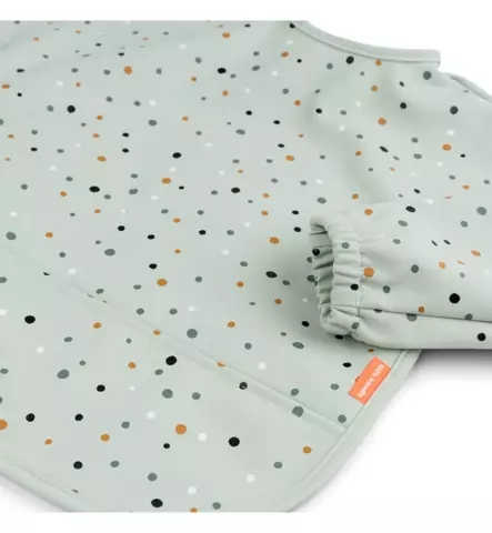 Done_by_Deer_hihallinen_ruokalappu_Happy_Dots_Green_vaalean_vihre=C3=A4=
_wauva - Ruokalaput - 1323913 - 2