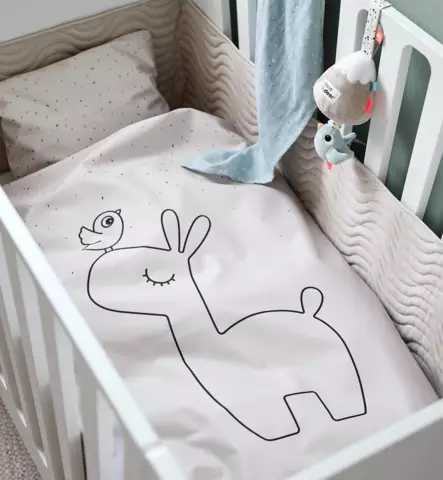 Done_by_deer_pinnas=C3=A4ngyn_reunapehmuste_tikattu_green_vihre=C3=A4_=
wauva - Pinnasängyn reunapehmusteet ja patjat - 2323783 - 2