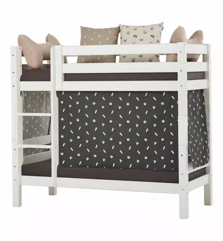 Hoppekids_eco_luxyry_kerros=C3=A4nky_valkoinen_70x160_wauva - Lastensängyt - PRE-A19-3 - 2