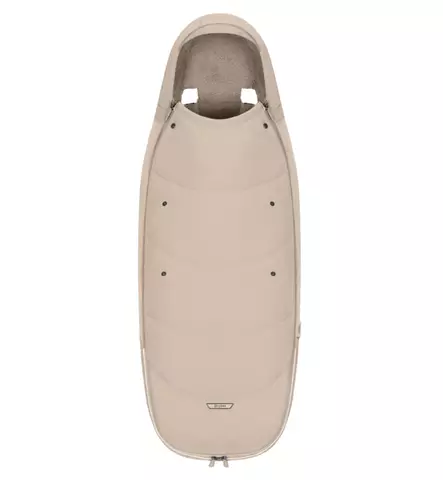Cybex Platinum Footmuff lämpöpussi rattaaseen cozy beige wauva - Lämpöpussit ja jalkapeitteet - 526000513 - 2
