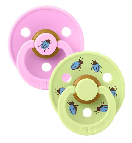 Bibs Studio Luonnonkumitutti 2-pack, Urban Garden ballet matcha wauva - Tutit ja tuttinauhat - 11048103 - 1