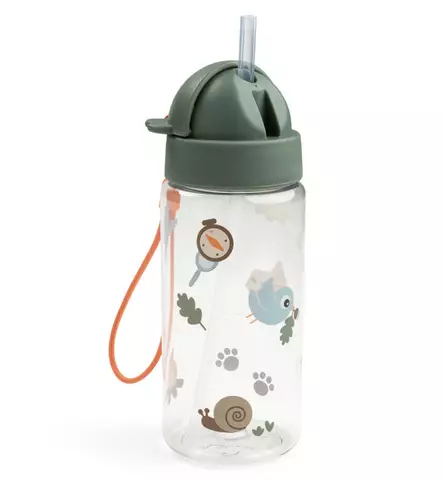 Done by Deer Lasten Pillipullo, 350 ml tiny trails green wauva - Lasten mukit, nokkamukit ja pillimukit - 1066233 - 2