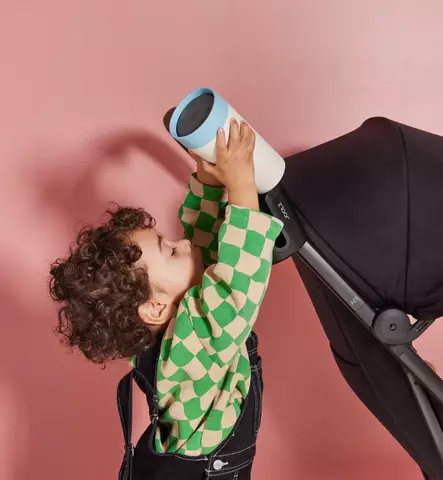 Joolz Aer2 Matkrattaat Starttipaketti turvakaarella ja mukitelineellä sage green wauva - Matkarattaat - 320443 - 2