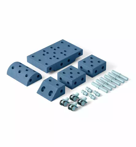 Modu Explorer set lasten rakentelusetti Deep Blue wauva - Kotileikit ja mielikuvitusleikit - 286093 - 2