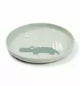 Done_by_Deer_Foodie_lasten_lautanen_croco_Green_wauva - Lasten kulhot ja lautaset - 1736243 - 1