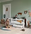 Hoppekids_Eco_Luxyry_juniors=C3=A4nky_valkoinen_70x160_wauva - Lastensängyt - PRE-A2-3 - 2