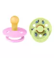 Bibs Studio Luonnonkumitutti 2-pack, Urban Garden ballet matcha wauva - Tutit ja tuttinauhat - 11048103 - 3