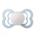 Bibs Supreme Yötutti 2-pack baby blue glow iron glow wauva - Tutit ja tuttinauhat - 260433 - 4