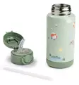 Done by Deer Lasten termospullo pillillä, 340 ml playground green wauva - Lasten mukit, nokkamukit ja pillimukit - 1061133 - 4