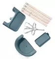 Stokke Clikk Bamboo Syöttötuoli fjord blue wauva - Syöttötuolit - 695803 - 3