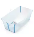 Stokke Flexi Bath Bundle Starttipaketti, Lasten kylpyamme + kylvetystuki ocean blue wauva - Vauvan kylvettäminen - 531513 - 1