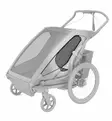 Thule Chariot Sport 2 urheilurattaat juoksukärry tuplaratas wauva - Urheilu- ja juoksurattaat - 10201033 - 2