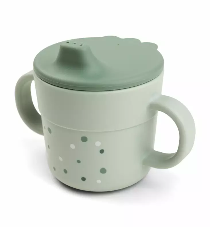 Done_by_Deer_nokkamuki_foodie_Happy_Dots_Green_wauva - Lasten mukit, nokkamukit ja pillimukit - 1936733 - 1