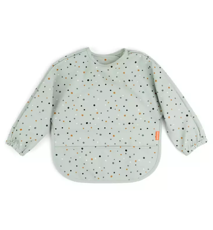 Done_by_Deer_hihallinen_ruokalappu_Happy_Dots_Green_vaalean_vihre=C3=A4=
_wauva - Ruokalaput - 1323913 - 1