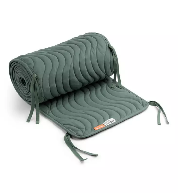 Done_by_deer_pinnas=C3=A4ngyn_reunapehmuste_tikattu_green_vihre=C3=A4_=
wauva - Pinnasängyn reunapehmusteet ja patjat - 2323783 - 1