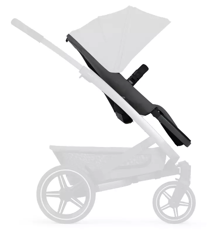 Joolz geo3 ratasistuin ilman kuomua stone grey wauva - Rungot, vaunukopat ja istuinkankaat - 071253 - 1