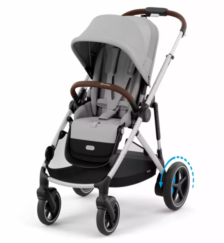 Cybex eGazelle sähköavusteinen lastenratas Stone Grey Wauva - Lastenrattaat - 524000523 - 1