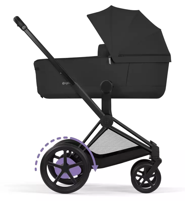 Cybex ePriam Sähköavusteiset Lastenvaunut matt black sepia black wauva - Yhdistelmävaunut - 526000053 - 1