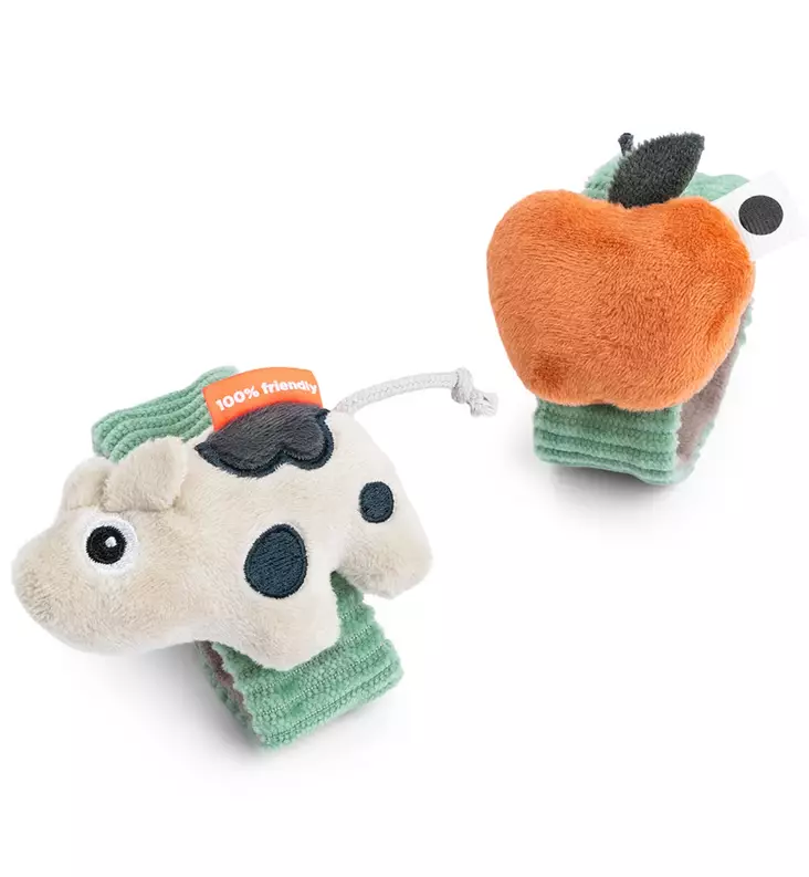 Done by deer ranteeseen ja jalkaan kiinnitettävät helistimet wauva - Pehmolelut ja helistimet - 4353403 - 1