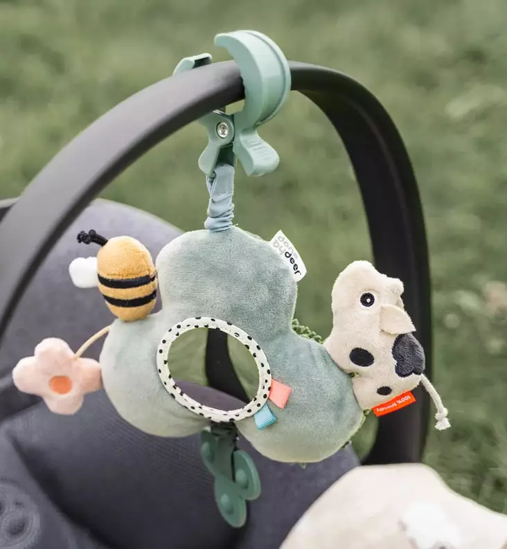 Done by Deer Ripustettava Aktiviteettilelu peilillä tiny farm wauva - Vaunu- ja aktiviteettilelut vauvoille - 4263113 - 1