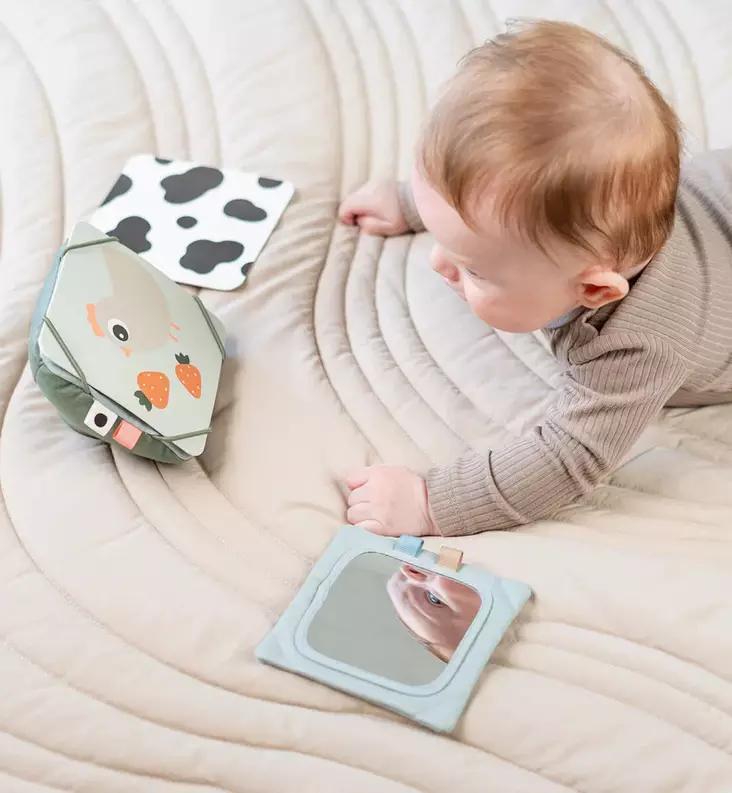 Done By Deer ripustettava kontrastilelu tiny farm wauva - Vaunu- ja aktiviteettilelut vauvoille - 4263953 - 1