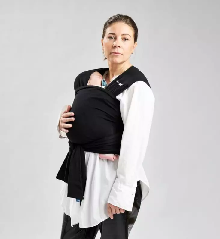 Najell_Wrap_esisidottu_kantoliina_charcoal_black_wauva - Kantoliinat - N318013_3 - 1