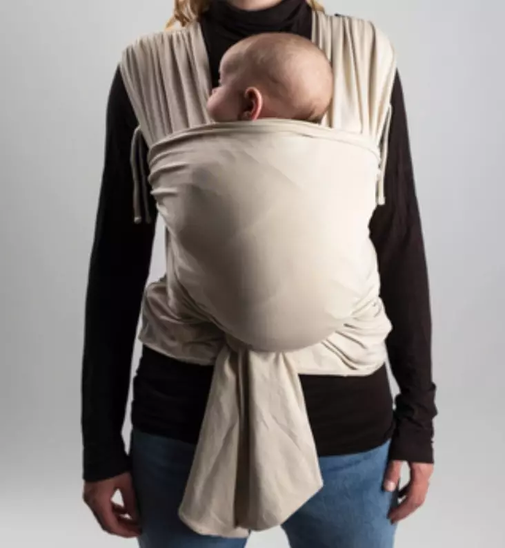 Najell Wrap esisidottu kantoliina, Powder Beige - Kantoliinat - N318198_3 - 1