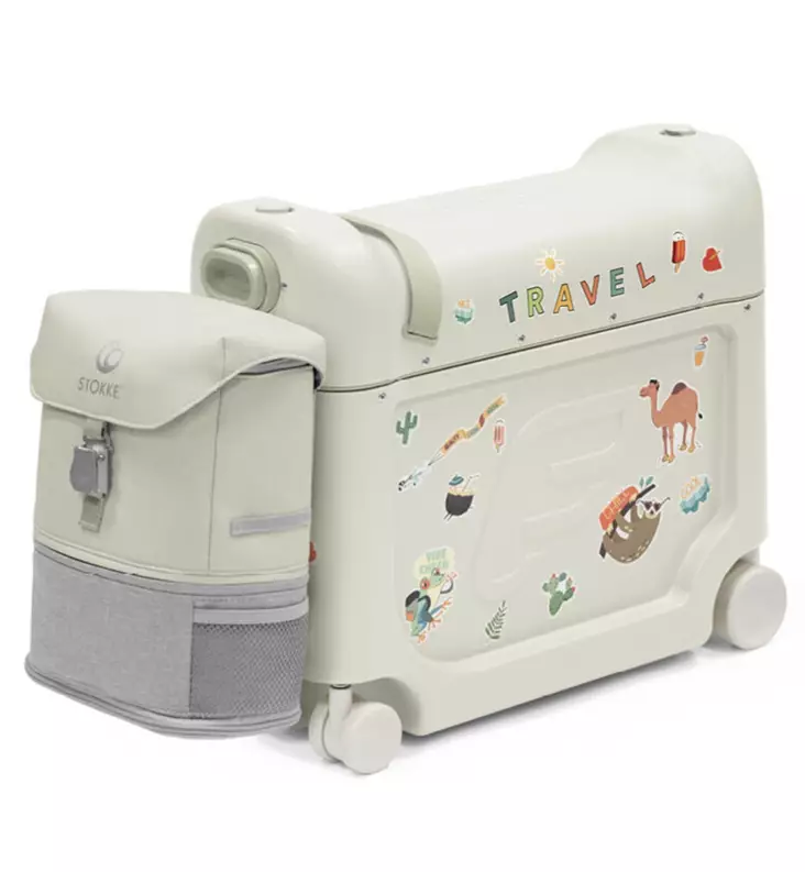 Stokke Jetkids bedbox lasten matkalaukku crew reppu Sea Green wauva - Stokke JetKids ja matkailu tuotteet - 681403 - 1