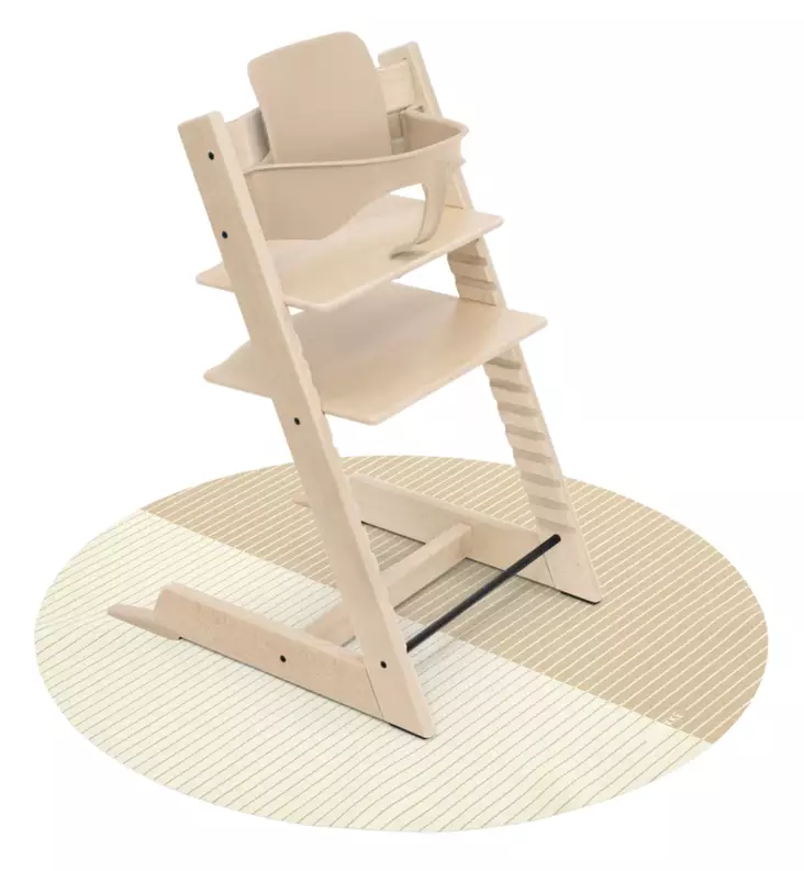 Stokke Suojamatto Syöttötuolin alle half moon dune wauva - Syöttötuolien lisävarusteet - 714503 - 1