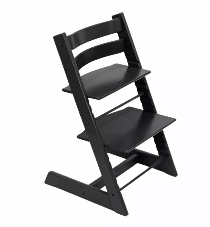 Stokke_Tripp_Trapp_Syöttötuoli_Black_wauva - Syöttötuolit - 100103 - 1